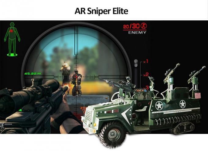 5 οι παίκτες στοχεύουν στον προσομοιωτή κινήσεων του AR μηχανών παιχνιδιών Arcade πυροβολισμού για τη λεωφόρο αγορών 0